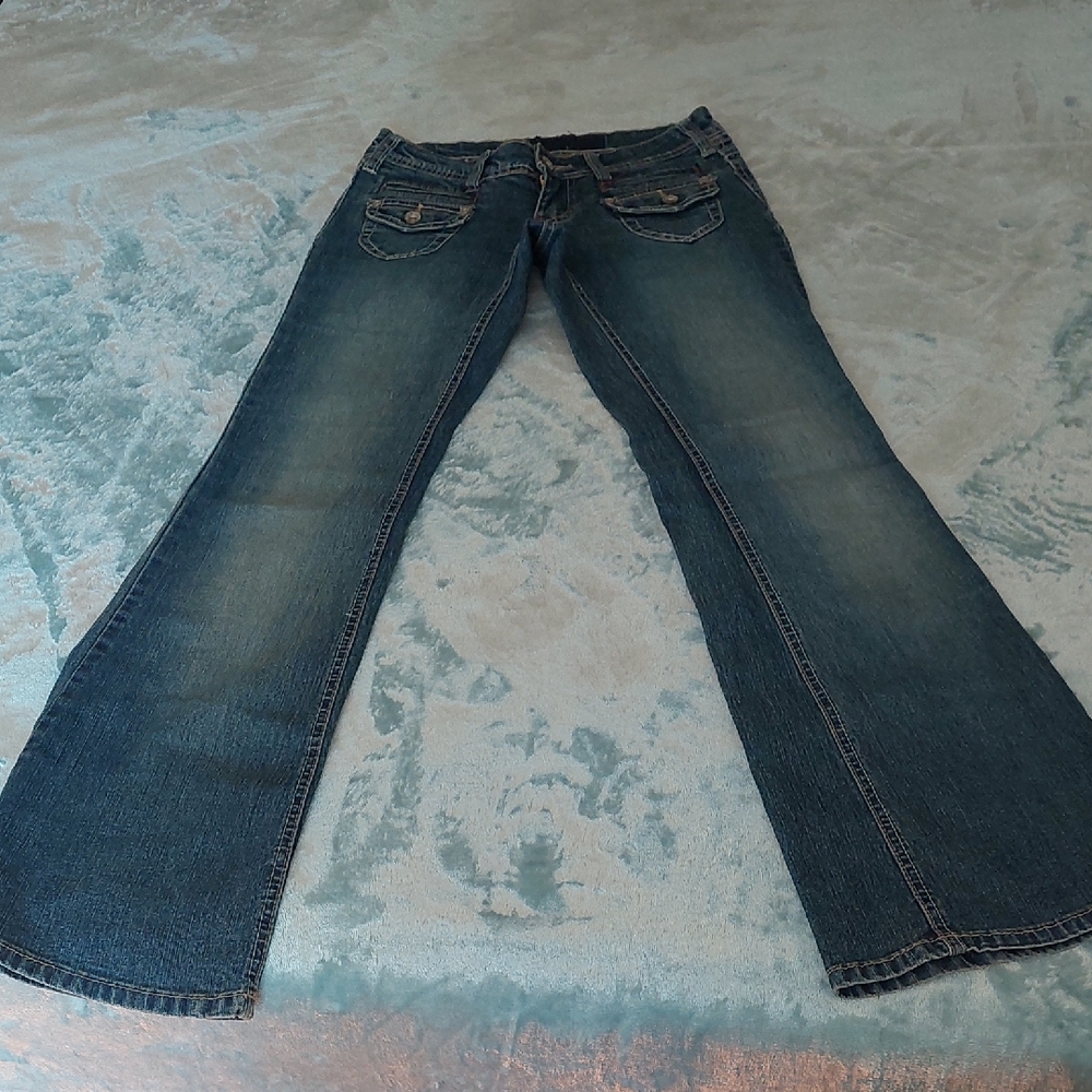Angels Size 1 Blue Women's Bell Bottoms Jeans They are new With Out Tags .